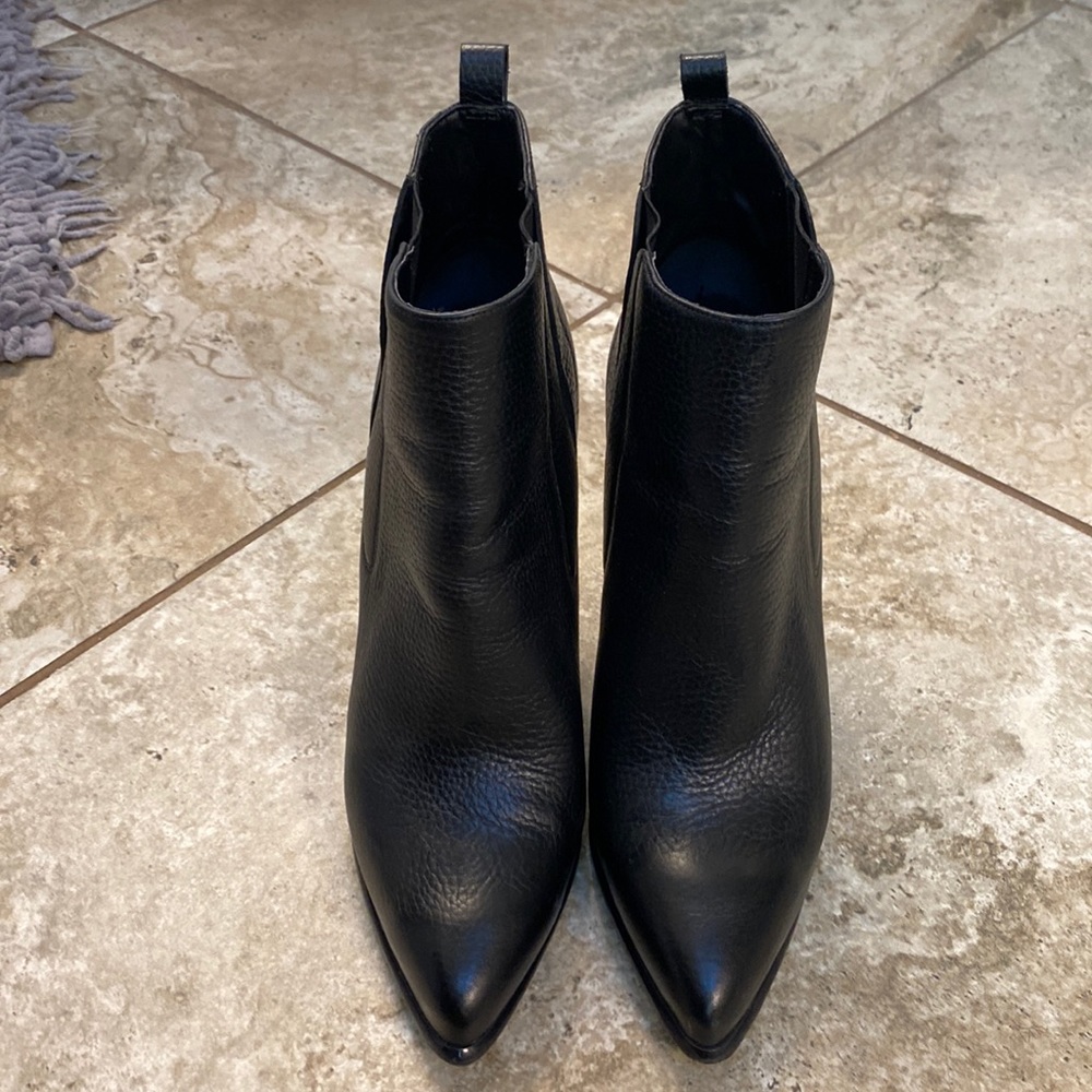 Kendall and Kylie Leather Booties.